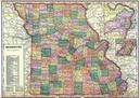 Missouri State Map, La Clede County 1912